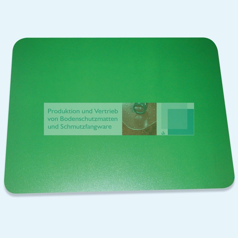 FlatColor 90x120 cm "Verde" (A) - Huber Flat COLOR 2mm senza ABS (per pavimenti duri)