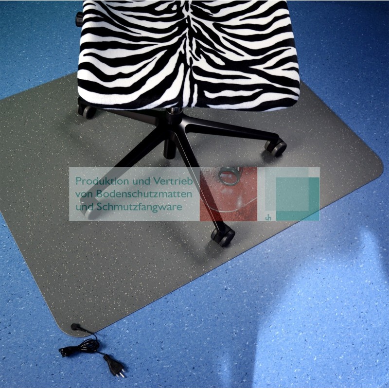 Antistatische StatPro Bodenschutzmatte 100x120 cm (A) mit Erdungskabel