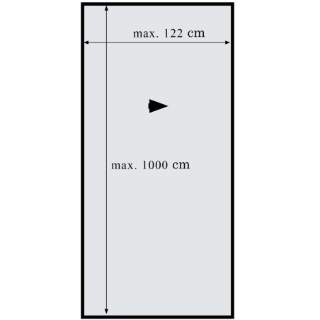 Disegno quotato StatPro su misura – max. 121 x 301 cm